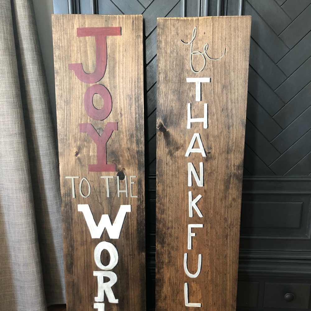 Hand painted decor